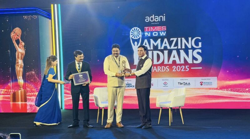 Oxygen Man of India, Deepak Vishwakarma, Times Now Amazing Indians Award 2025, Environment and Sustainability, Making The Difference NGO